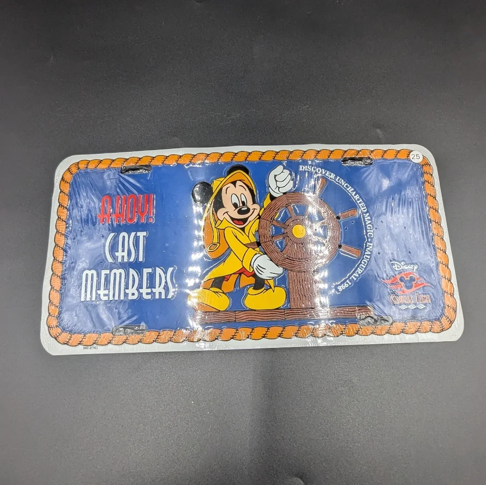 Disney Cruise Line Cast member License Plate